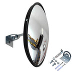 Convex Mirror - 18" Security Mirror for Business, Garage, Warehouse, Office. 18 Inch Convex Safety Mirror Indoor Outdoor with Clear View Wall-Mounted