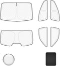 6pcs Thicken Full Car Window Shades for Toyota Camry 2012-2017，Accessories, Reflective Windshield Sunshade Window Covers for Side Rear,UV Block and Blackout Privacy for Camping