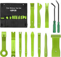 GOOACC 13PCS Nylon Trim Removal Tool Set for Bumper Fastener Rivet Clips Car Door Clip Panel Audio Video Dashboard Dismantle 