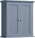 ChooChoo Bathroom Wall Cabinet, Over The Toilet Space Saver Storage Cabinet, Medicine Cabinet with 2 Door and Adjustable Shel