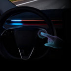 Tesla Juniper Smart Blind Spot Detection Ambient Lighting for Tesla Y Juniper 2026, Plug-and-Play, Custom Color Modes Dynamic