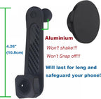 17mm Magnetic Ball Phone Mount Holder for Magsafe Phones, with Aluminium Extension Arm for Car Air Vent CD Slot Mount (4.26" Metal Arm)