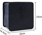 2 Pcs Large Size Car Backseat Organizer with 1 Pcs Trash Garbage Bag, Clear Screen Tablet Holder and 9 Storage Pockets,Foldable Seat Back Protectors for Toys Drinks Book ,Travel Accessories (Black)