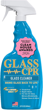 Glass CPR 2-in-1 Glass Cleaner & Water Repellent (22oz) | Deep Cleaning for Glass, Mirrors, Windows, Windshields, Shower Door