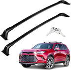 260lbs Roof Rack Cross Bars Compatible with Toyota Grand Highlander/Lexus TX 2024 2025(with Factory Flush Side Rails) Aluminum Crossbars Anty-Sheft Metal Lock Luggage Carrier Kayak Rooftop