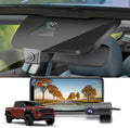 Fitcamx Front 2K+Rear 1080P Dash Cam Adapts for Toyota Tacoma & Hybrid 2024-2026, OEM Look, Dual HD Video, WiFi & APP, Loop R
