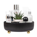 Anyoifax Makeup Perfume Organizer Tray 360 Degree Rotating Lazy Susan Skincare Lotion Organizer Spinning Cosmetics Storage fo