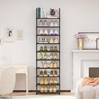OYREL Shoe Rack, Sturdy Metal Shoe Rack Organizer,Narrow Shoe Racks for Closets,Shoes Rack,Shoe Stand,Shoe Shelf