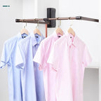 Pull Down Clothes Rail,Extendable Wardrobe Rod,Heavy Duty Hanger,Adjustable Telescopic Lift Rod,for Hanging Clothes Wardrobe,