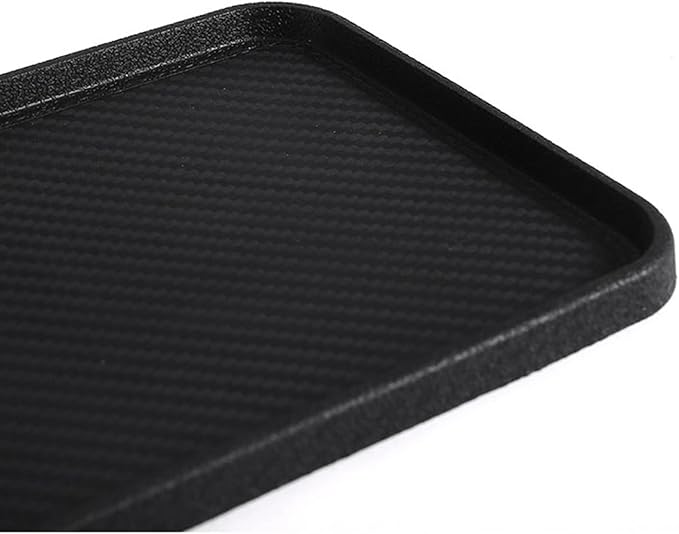 Acouto Dashboard Anti Slip Mat, Silicone Car Dash Cell Phone Holder pad Tray, Anti Skid for Keys Change
