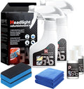 Automotive Headlamp Restoration Fluid Kit, 2026 New Automotive Headlamp Restoration Fluid Oxidized, Multifunctional Car Headlight Polishing Repair Kit for All Vehicle Types (2 Set)