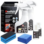 Automotive Headlamp Restoration Fluid Kit, 2026 New Automotive Headlamp Restoration Fluid Oxidized Kit, Multifunctional Car Headlamp Clarity Restoration (2)