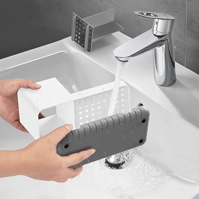 PARKMANI Toothbrush Holders for Bathrooms, Kids Electric Toothbrush and Toothpaste Holder with Drainage, Tooth Brush Holder f