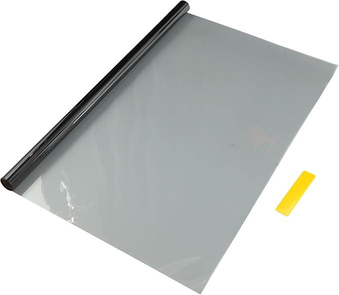 Motoforti Nano Ceramic Car Window Tint Film VLT 47% IRR 56% UVR 80% Black 14.76 ft x 35.43 Inch Privacy Film 2mil PET 1 Pc