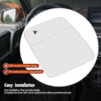 Driver Side Heated Mirror Glass Fit for Mercedes Benz G550 W463 GLE350 W166 GLE GL450 X164 ML350 W166 GLS450 X166 GLS Class 2010-2019, with Blind Spot