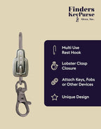 Women’s Bag Charm Key Finder, Car Keychain Hook, Cute Purse Organizer & Tote Bag Accessories, Gifts for Mom - Slim Pickings