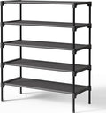 Kitsure Shoe Rack - Non-Woven Shoe Rack Shelf, Shoe Organizer for Closet, Entryway, Garage & Corridor, Stackable Shoe Shelves