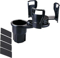 Dual Car Cup Holder Expander with 2.59" Base, 2-in-1 Universal Cup Holder Extender, 16 Cushion Pads for Stability, Expandable
