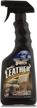 Gliptone Leather Cleaner Spray with Glycerine, pH Balanced, Safely Cleans and Restores, 17 fl oz