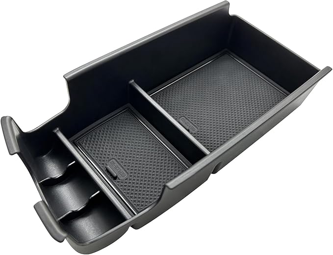 BestEvMod Center Console Organizer Tray Armrest Storage Box Accessories ABS Material Compatible with Chevy Bolt EV Bolt EUV 2022-2025 Accessories