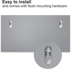 Lwenki Mail Organizer for Wall Mount – Key Holder with Shelf Includes Letter Holder and Hooks for Coats, Dog Leashes – Rustic