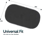 Zone Tech Rear Sun Stop Sunshade -Cling Window Cover, Sunlight, Glare and UV Rays Blocker, Protection Car Accessory