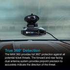 Escort MAX 360 Laser Radar Detector - GPS, Directional Alerts, Dual Antenna Front and Rear, Bluetooth Connectivity, Voice Ale