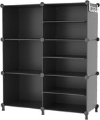 AWTATOS Closet Organizer 6 Cube Storage Shelves Portable Closet Clothes Organizers and Storage Stackable Cubby Shelving for C