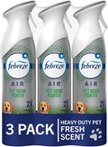 Febreze Air Mist Air Freshener Spray, Odor-Fighting Room Spray, Air Fresheners for Home and Bathroom and Kitchen, Aerosol Can