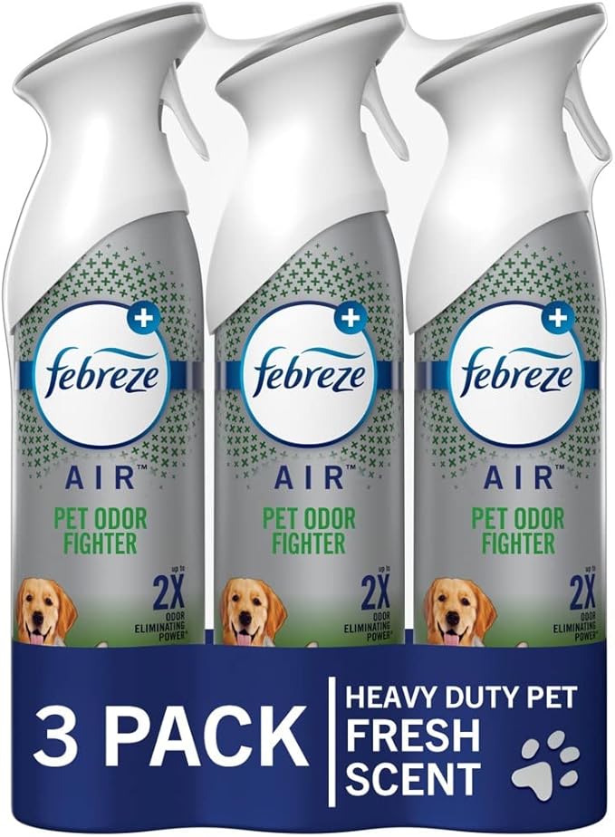 Febreze Air Mist Air Freshener Spray, Odor-Fighting Room Spray, Air Fresheners for Home and Bathroom and Kitchen, Aerosol Can
