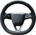MEWANT DIY Stitching Steering Wheel Cover Wrap for Tesla Model 3 Highland 2023-2025/Model Y 2025 Highland for Tesla Model 3/Model Y Accessories
