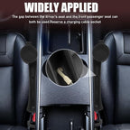 2PCS Car Seat Gap Filler Organizer, Console Side Organizer, Seats Gap Organizer with Phone Holder, Multifunctional Car Seat Filler Gap Space Prevents Things Dropping for Most Vehicles (Black)