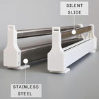 Pull Out Clothes Rail Extendable Clothes Rail - Sliding Wardrobe Closet Rod, Wardrobe Pull Out Clothes Hanger, Adjustable Sli
