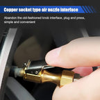 Digital Tire Pressure Gauge with Inflator - 250 PSI Heavy Duty Tire Inflator with Gauge & Quick Connect Coupler - Car Tire Air Chuck and Compressor Accessories - 0.1 Display Resolution (2 Pack)