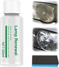 Auto Long-Lasting Effective Headlight Repair Fluid, Car Headlight Restoration Kit Headlight Cleaner and Cleaning Sponge, Auto