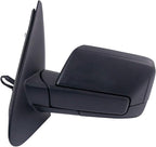 TRQ Driver & Passenger Side Mirror Set with Heat Manual Folding without Housing Turn Signal Compatible with 2007-2010 Ford Ex