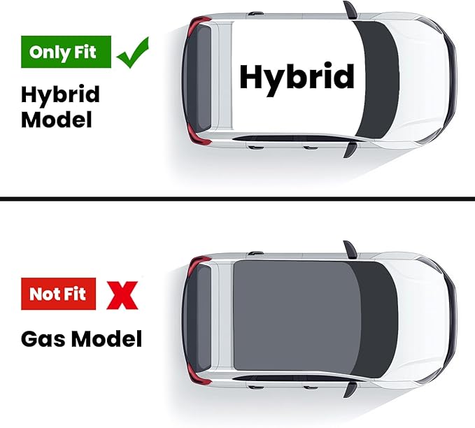 LASFIT Floor Mats for Toyota RAV4 2019-2025 (Fit Hybrid/Prime/PHEV) | Hybrid LE/XLE/XSE/Limited & Prime All Weather TPE Custom Fit Floor Liner for RAV 4 1st & 2nd Row Car Mat Accessories, Black