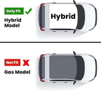 LASFIT Floor Mats for Toyota RAV4 2019-2025 (Fit Hybrid/Prime/PHEV) | Hybrid LE/XLE/XSE/Limited & Prime All Weather TPE Custom Fit Floor Liner for RAV 4 1st & 2nd Row Car Mat Accessories, Black