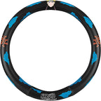 Naruto Shippuden Car Steering Wheel Cover, 15 Inch Anime Steering Wheel Cover, Cushioned Soft Comfortable Cover Anime Car Accessories for Men Women, Kumogakure