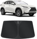 TINGLU Sun Shade for Le xus NX300h/NX300/NX200t 2015-2021 Accessories Windshield Sun Shade Window Shade UV Rays Protection Sun Visor Cover with Steering Wheel Sunshade Storage Bag