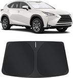 TINGLU Sun Shade for Le xus NX300h/NX300/NX200t 2015-2021 Accessories Windshield Sun Shade Window Shade UV Rays Protection Sun Visor Cover with Steering Wheel Sunshade Storage Bag