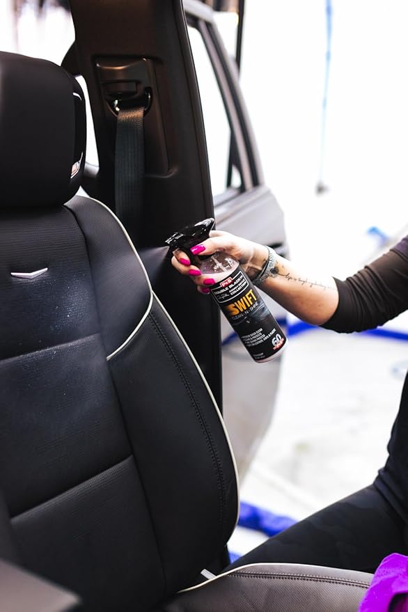 P & S PROFESSIONAL DETAIL PRODUCTS Swift Clean & Shine - Interior Cleaner & Protectant for Leather, Vinyl, Plastic - Cleans, 