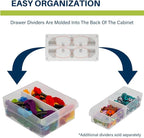 Akro-Mils 26-Drawer Plastic Drawer Storage Cabinet for Garage Organization, Bead Organizer, Building Bricks Storage, Teacher 