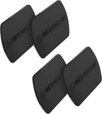 Scosche MPLT54T-4PKBP0 MagicMount Replacement Plate Kit for Magnetic Car Phone Mount Holder, Metal Plates w/Extra Strength Hold for Smartphone, Tablet, Magnet Cell Phone Stand & Phone Case, Pack of 4