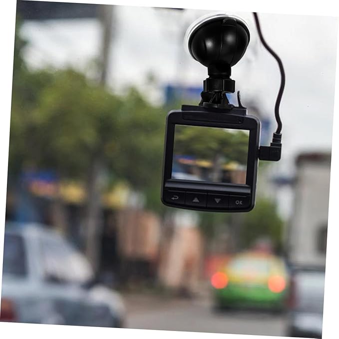 2Pcs Dash Cam Mount Holder with Rotation Mini Suction Cup Design for Stable Support Compatible with Various Car Cameras Secure Windshield Dashboard Installation