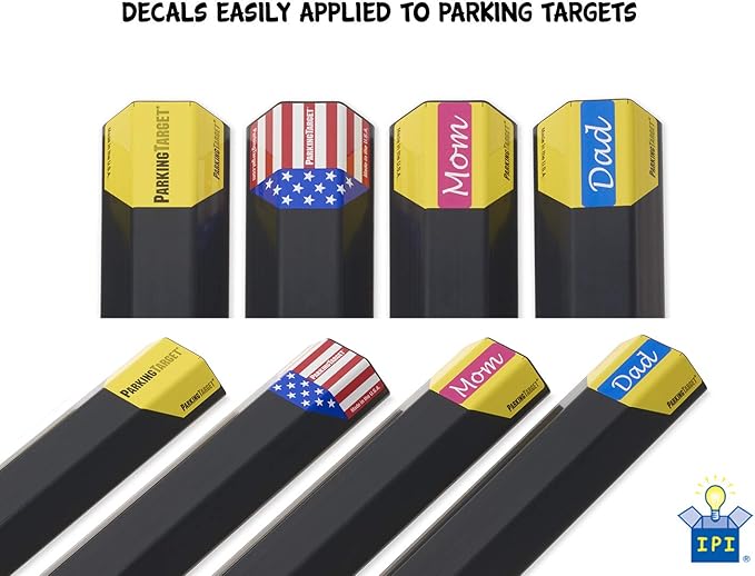 ParkingTarget 16” 1 pcs U.S.A. Garage Heavy Duty Parking Aid Car Stop Indicator Protects Car & Walls Stopper Easy Install Peel and Stick Gadget ipi-100 1 Pack, Part - 16"L x 1.25”H