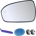 EAP Driver Side Mirror Glass Compatible with Ford Fusion 2013-2021, Heated with Blind Spot Without Auto Dimming KS7Z17K707C DS7Z17K707H