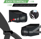 Car Seat Organizer, Car Organizer Backseat, Collapsible Small Auto Seat Storage with Handles and Mesh Pockets, for Front/Rear Consoles Back Seats Traveling