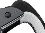 MEWANT Hand Stitched Tesla Model S Yoke Real Leather Steering Wheel Cover Wrap for Tesla Model S 2021-2023 / Model X 2021-2023 Tesla Yoke Steering Wheel Accessories(3D Style)