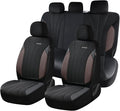 Coverado Seat Covers 5 Seats, Luxury Car Seat Covers Full Set, Automotive Car Protectors, Coffee Auto Seat Covers, Car Access